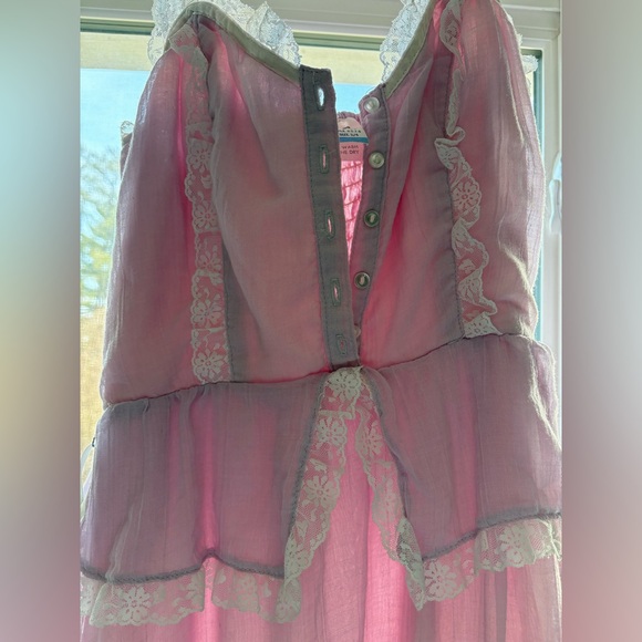 Vintage 1970s Pacino California Lilac Maxi Dress - Picture 6 of 9